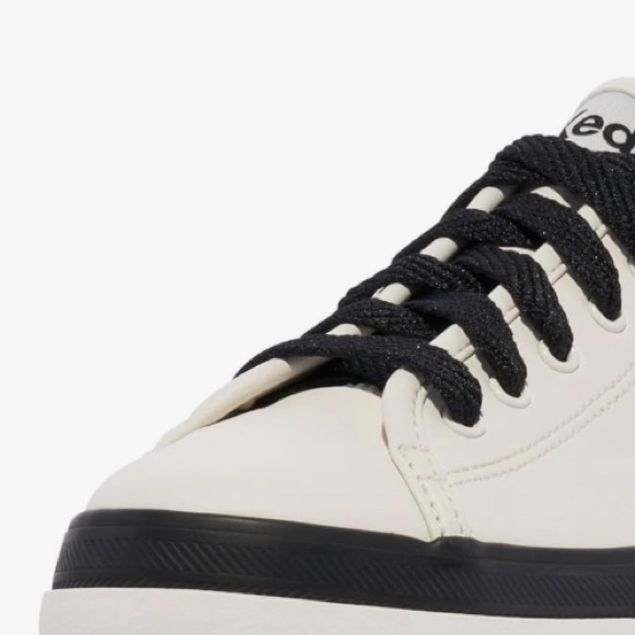 NEW IN BOX-Keds-B&W-Leather Platform Sneakers 8/8.5 - Picture 8 of 13